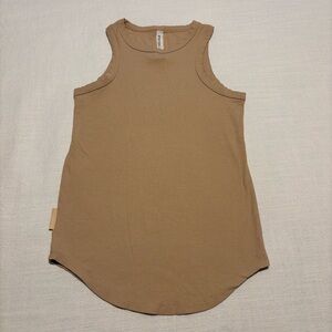 Bearded Goat Ribbed Tank Top | Size XS